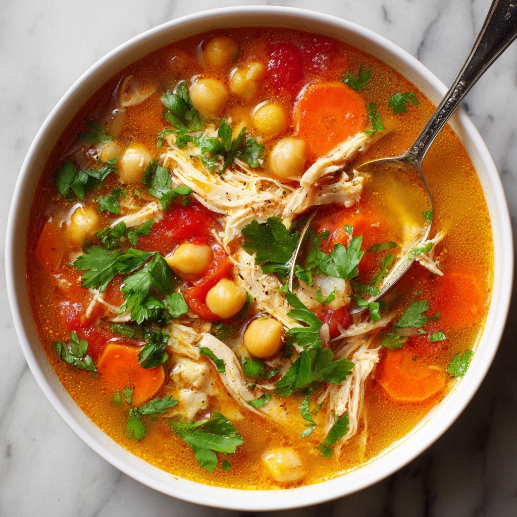 Slow Cooker Chicken & Chickpea Soup Recipe - Recipe Image