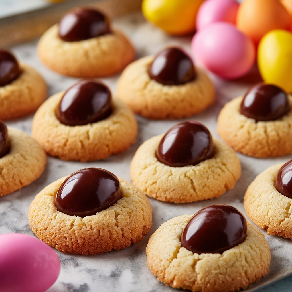 Reese’s Egg Peanut Butter Cookies Recipe - Recipe Image