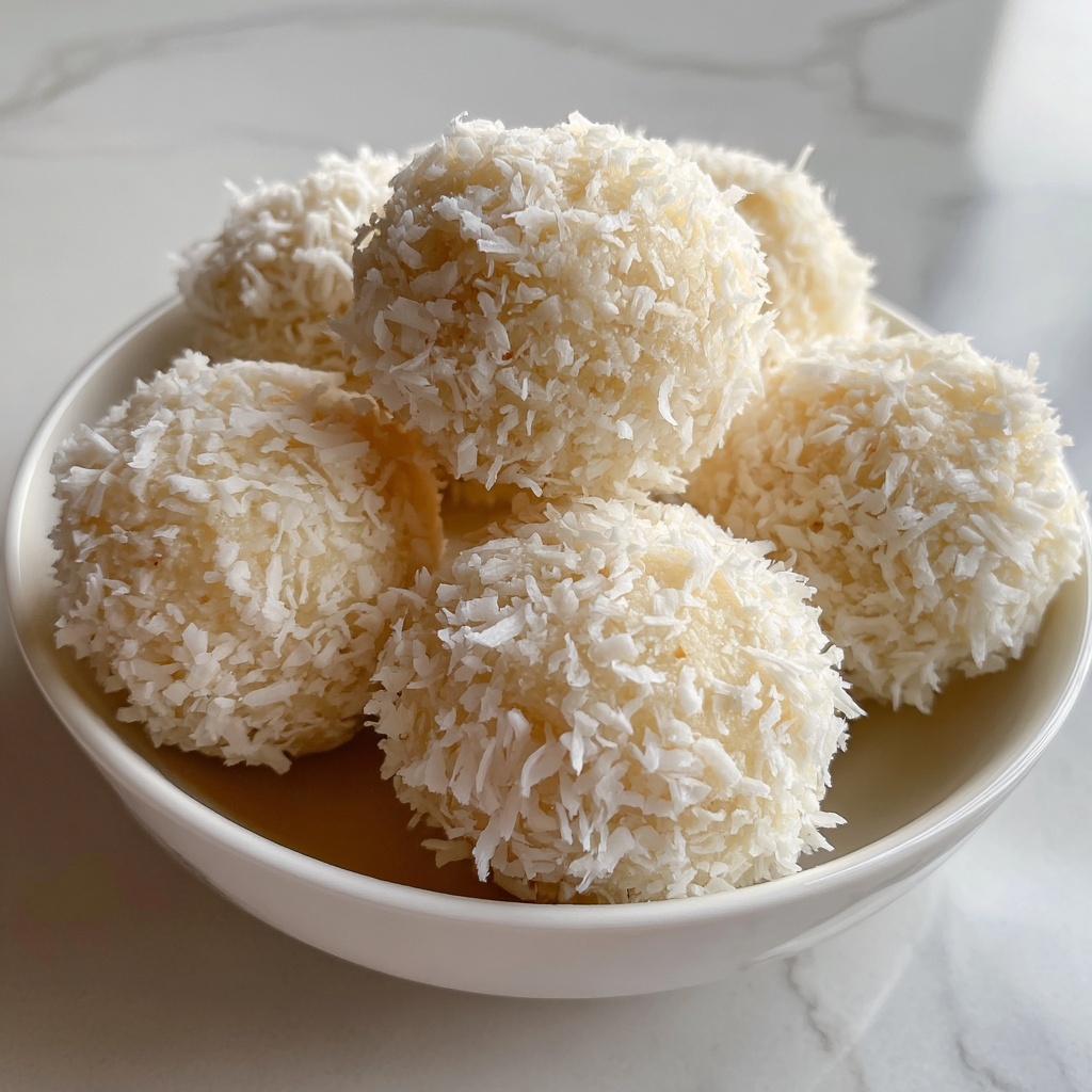 Delightful Coconut Cream Balls: 15-Min Comfort Dessert Recipe - Recipe Image