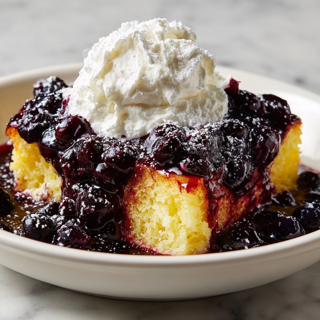 Blueberry Dump Cake Butter Recipe - Recipe Image