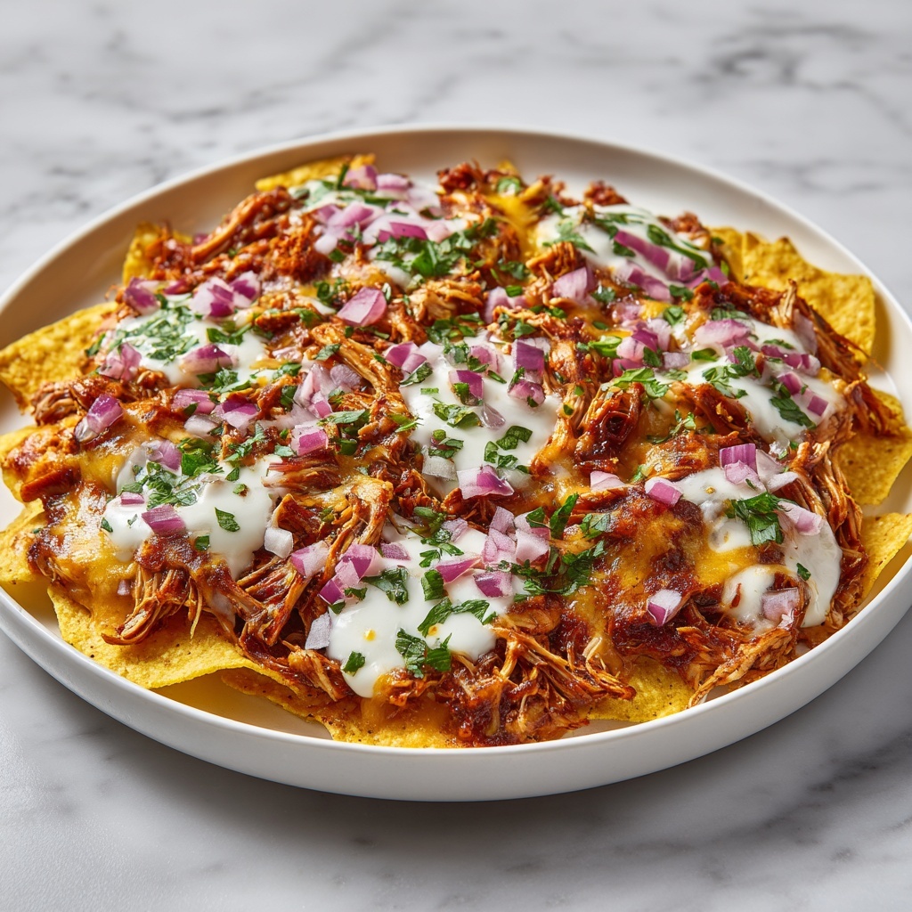 BBQ Chicken Nachos Recipe - Recipe Image