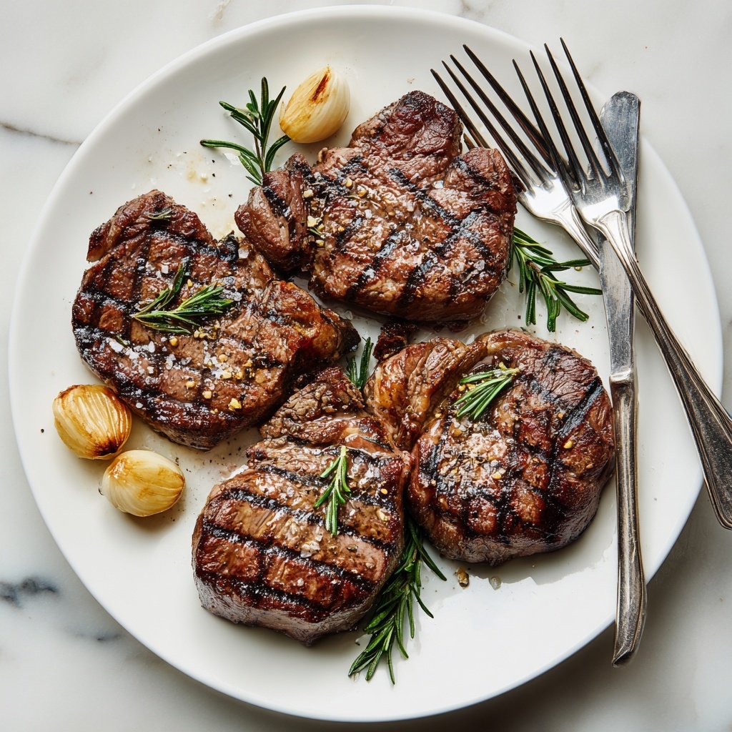 Rosemary Garlic Grilled Lamb Chops Recipe - Recipe Image