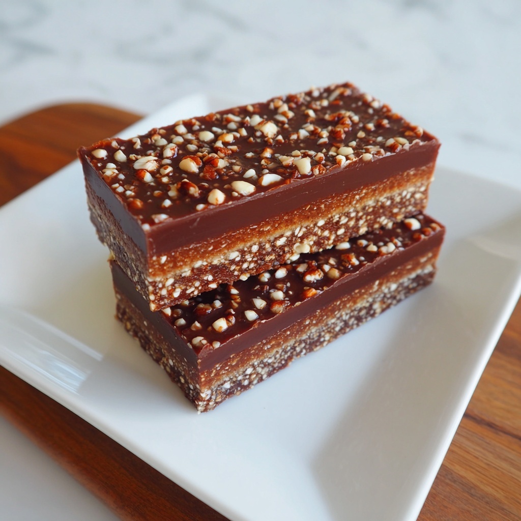 Chocolate Crunch Bars Recipe - Recipe Image