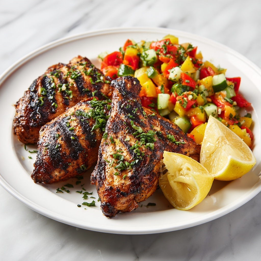 Savor Juicy Pargiot: Quick Grilled Israeli Chicken Thighs Recipe - Recipe Image