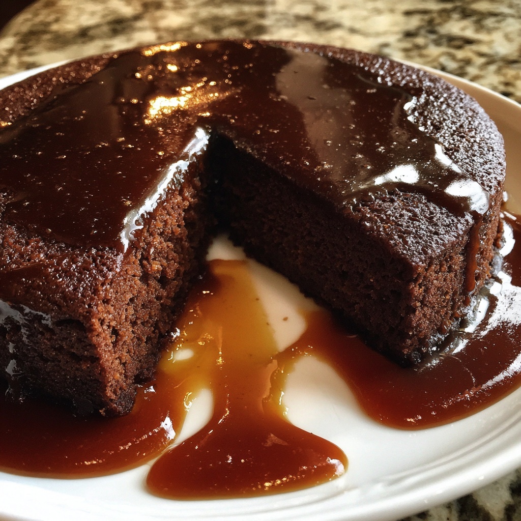 Burnt Sugar Date Cake with Lemon-Clove Syrup Recipe - Recipe Image