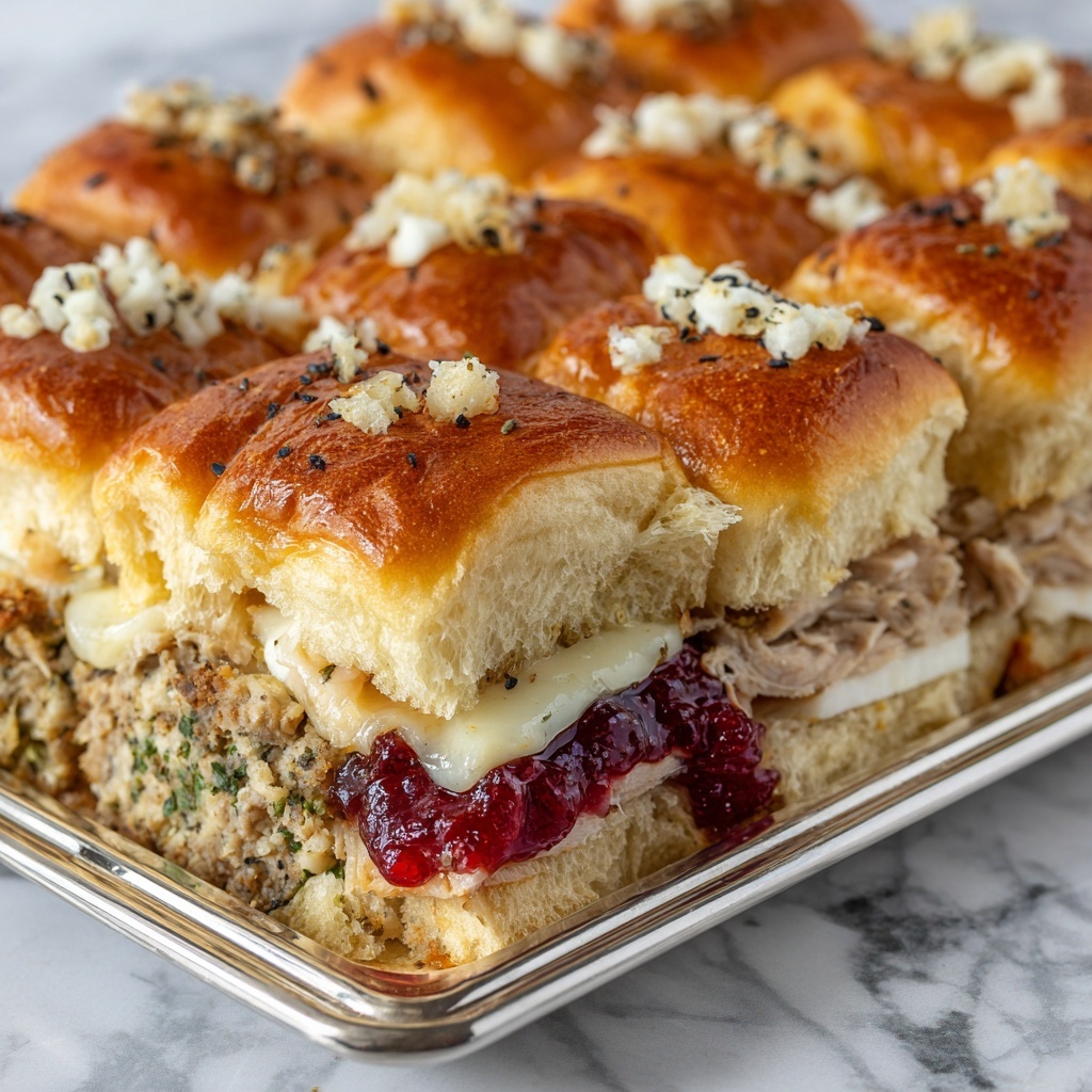 Turkey Cranberry Sliders Recipe - Recipe Image