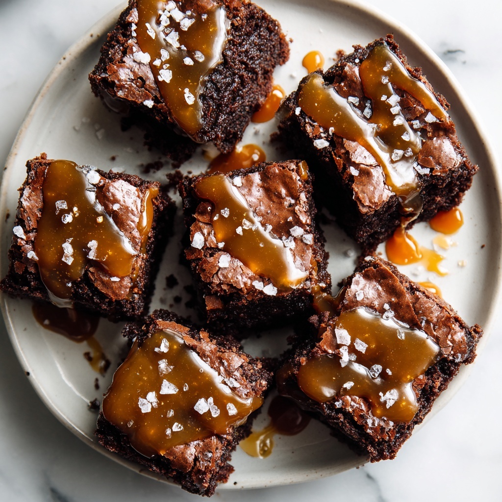 Salted Caramel Brownies Recipe - Recipe Image