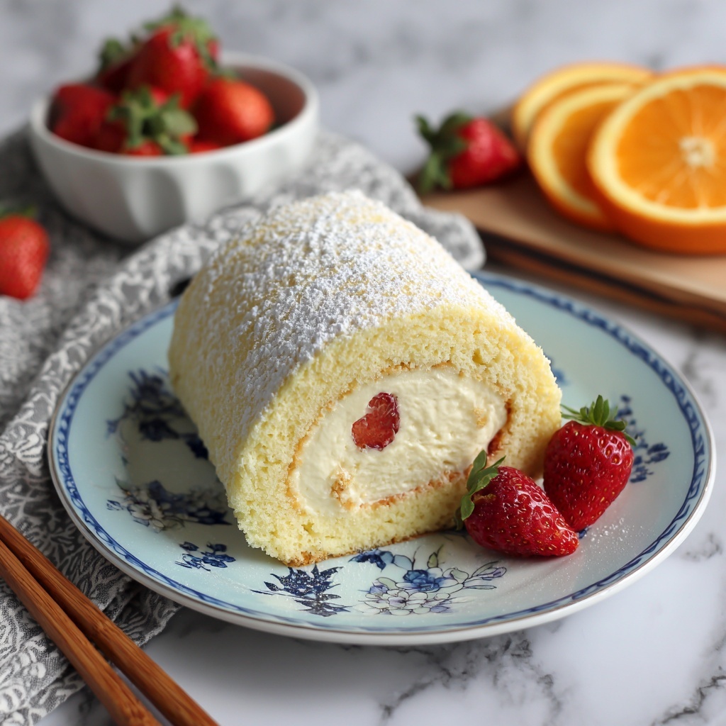 Delicious Chinese Swiss Roll: The Ultimate Homemade Treat Recipe - Recipe Image