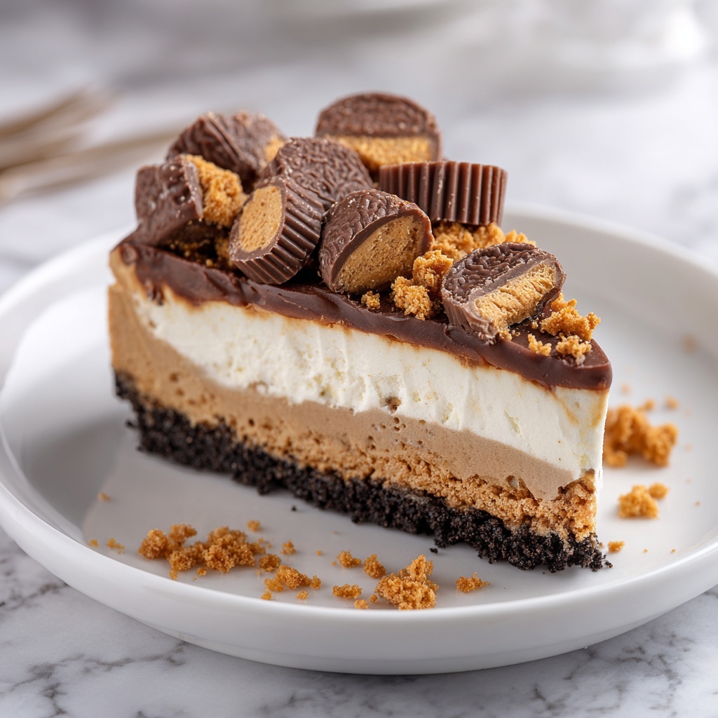 Ultimate Peanut Butter Cup Pie Delight Recipe - Recipe Image
