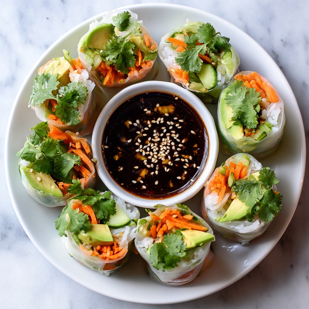 Gluten Free Vegan Spring Rolls: 5 Simple Steps to Delight Recipe - Recipe Image