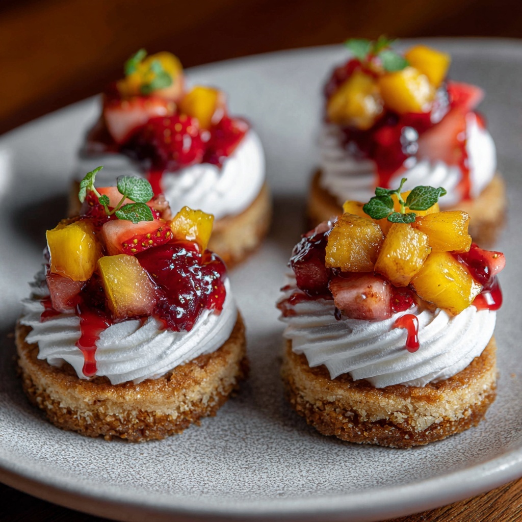 Strawberry Basil Pavlova Nests: Delightful Dessert Awaits! Recipe - Recipe Image