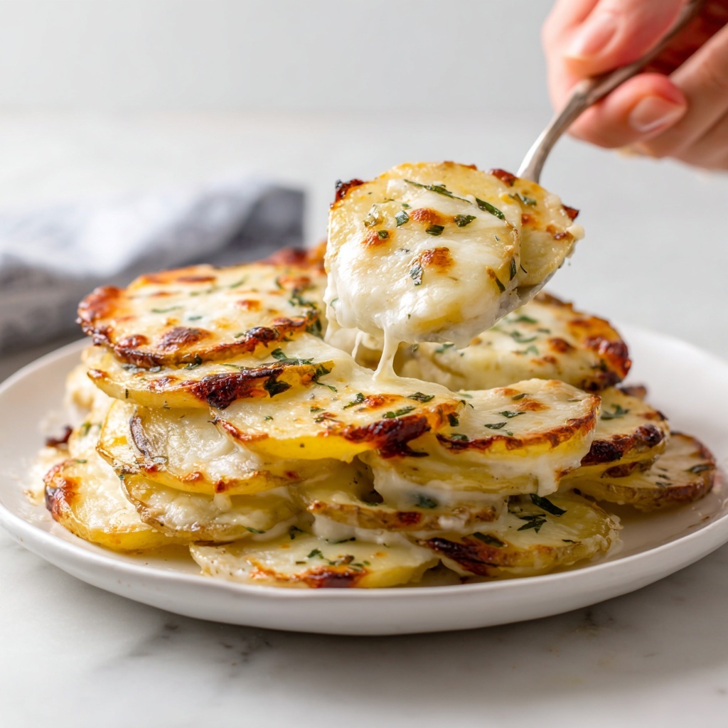 Easy Cheesy Scalloped Potatoes Recipe - Recipe Image