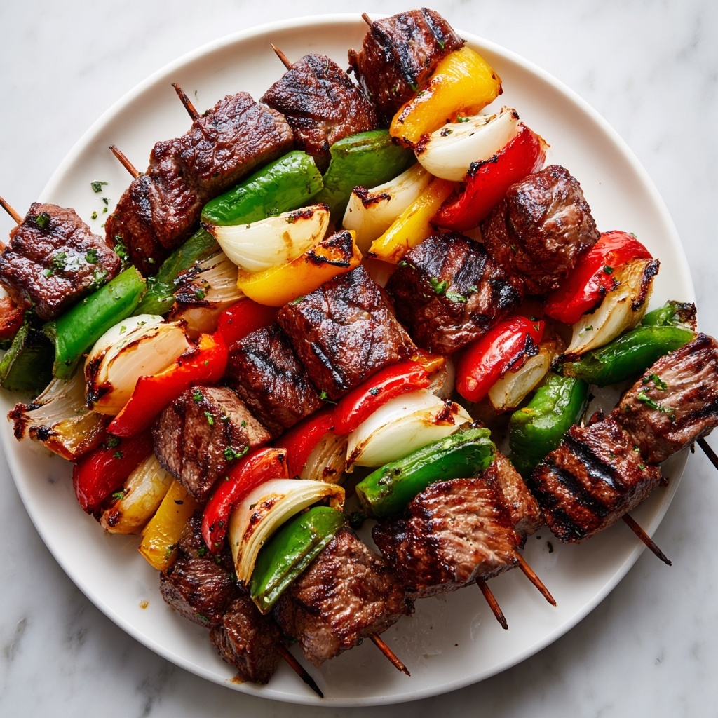 Grilled Steak Kebabs Recipe - Recipe Image