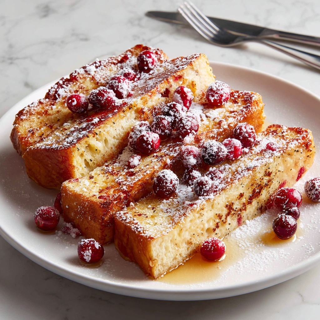Cranberry French Toast: 7 Ways to Elevate Breakfast Joy Recipe - Recipe Image