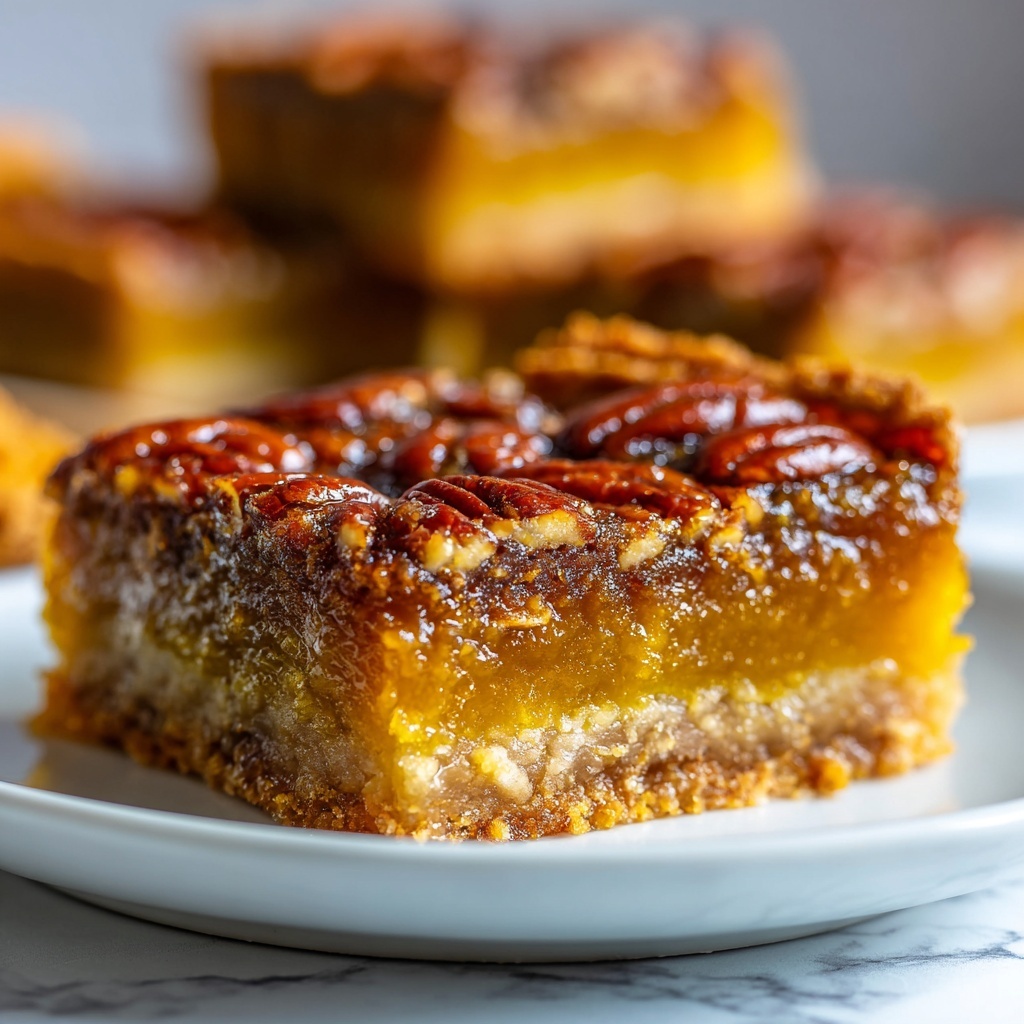 Easy Pecan Pie Bars Recipe - Recipe Image