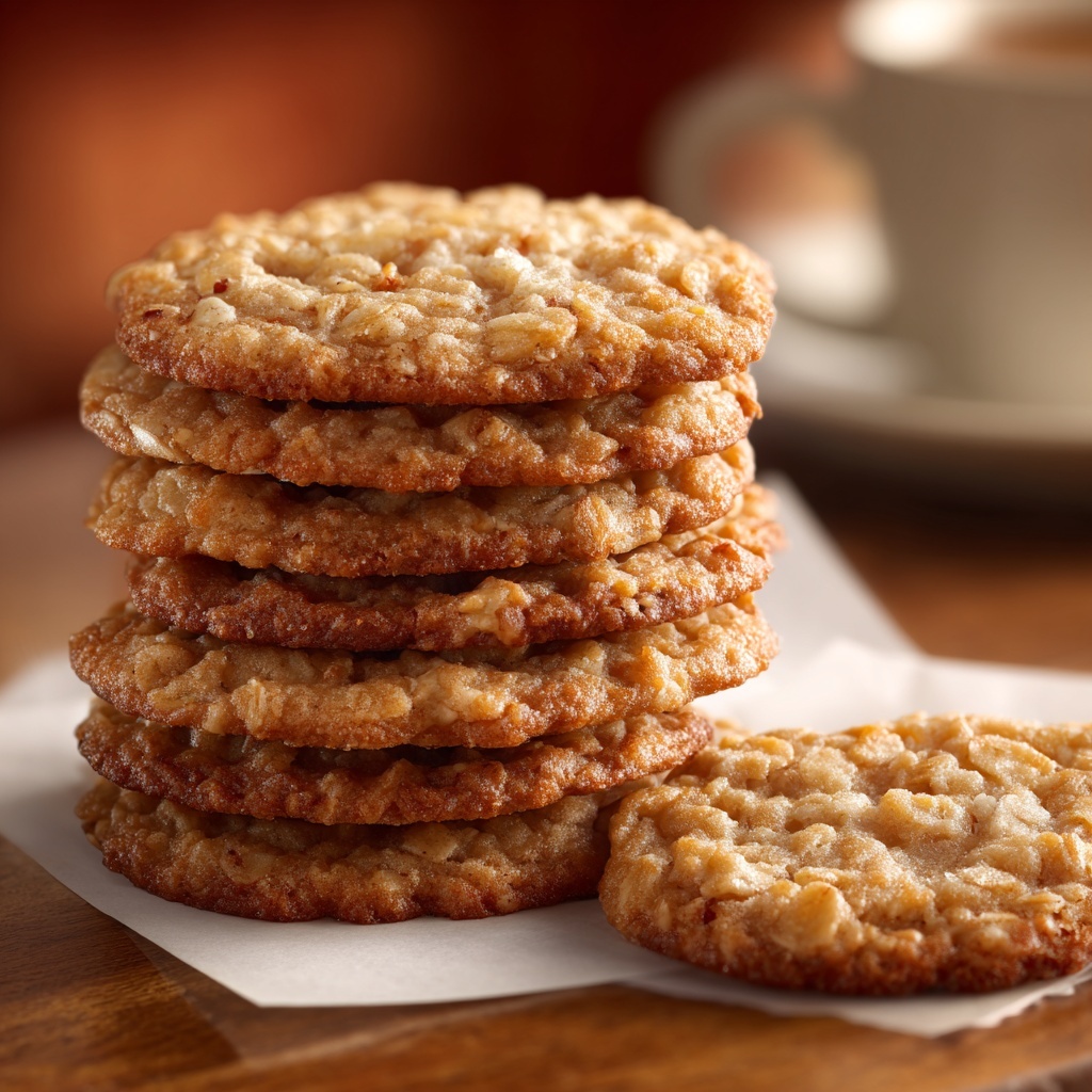 Peanut Butter Oatmeal Cookies Recipe - Recipe Image