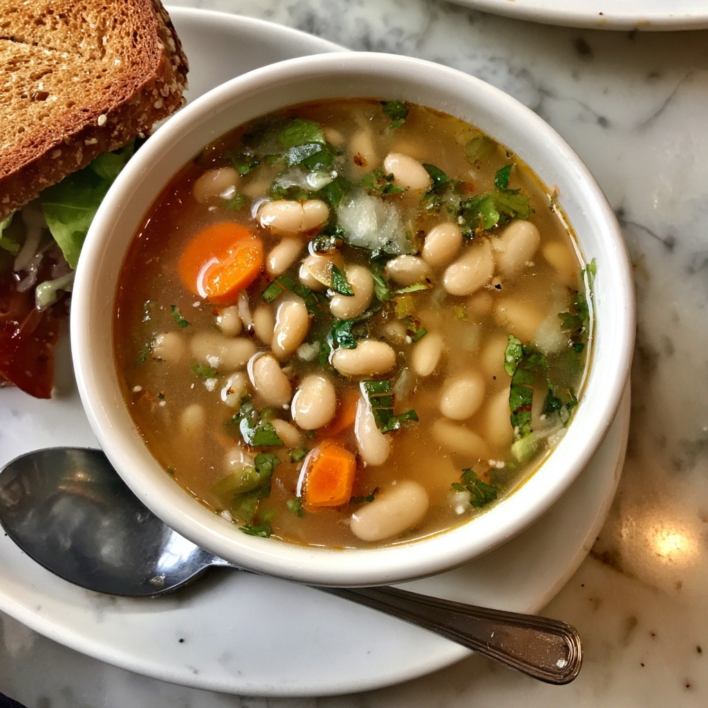 Great Northern Bean Soup with Carrots Recipe - Recipe Image