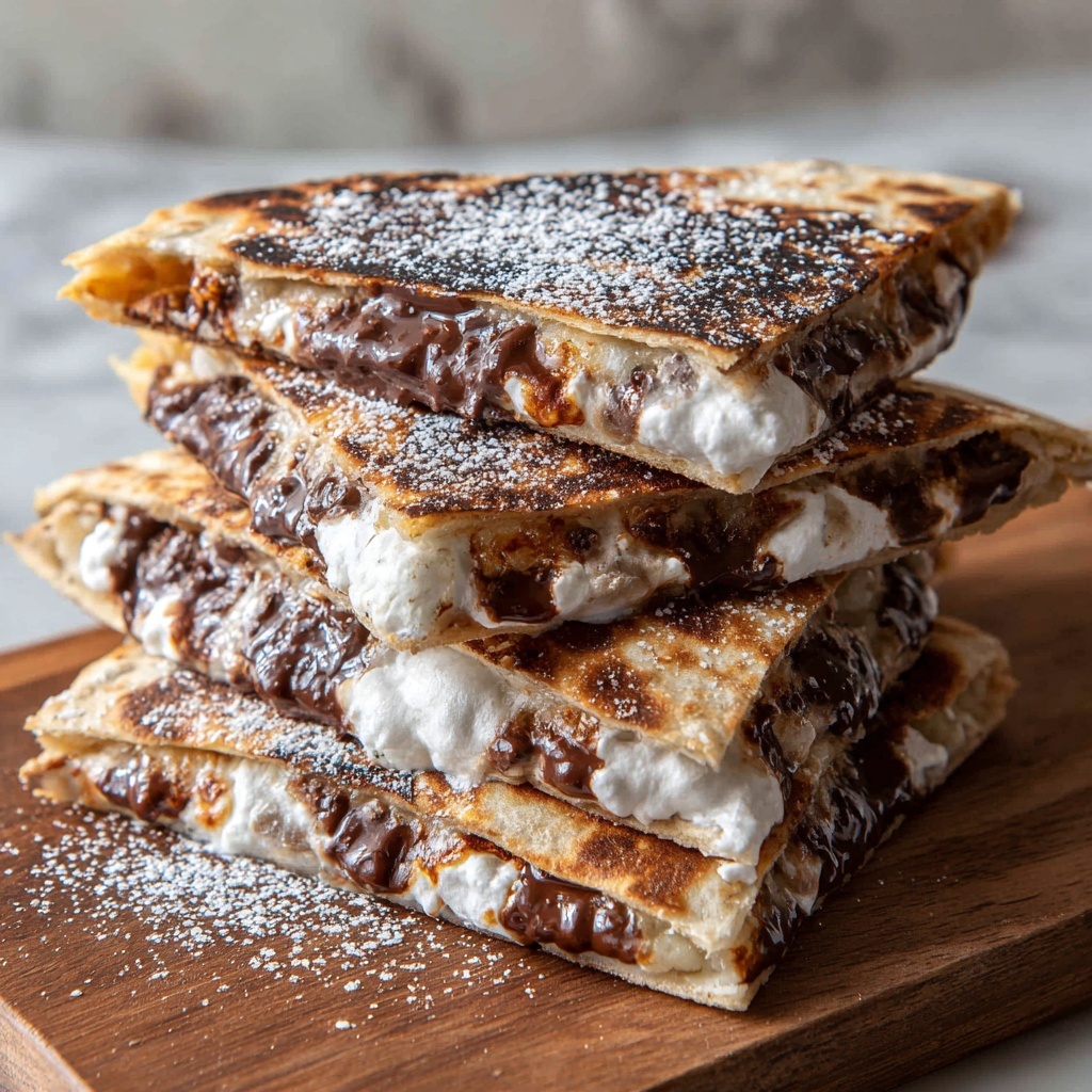 Blackstone S'mores Quesadilla Recipe - Recipe Image