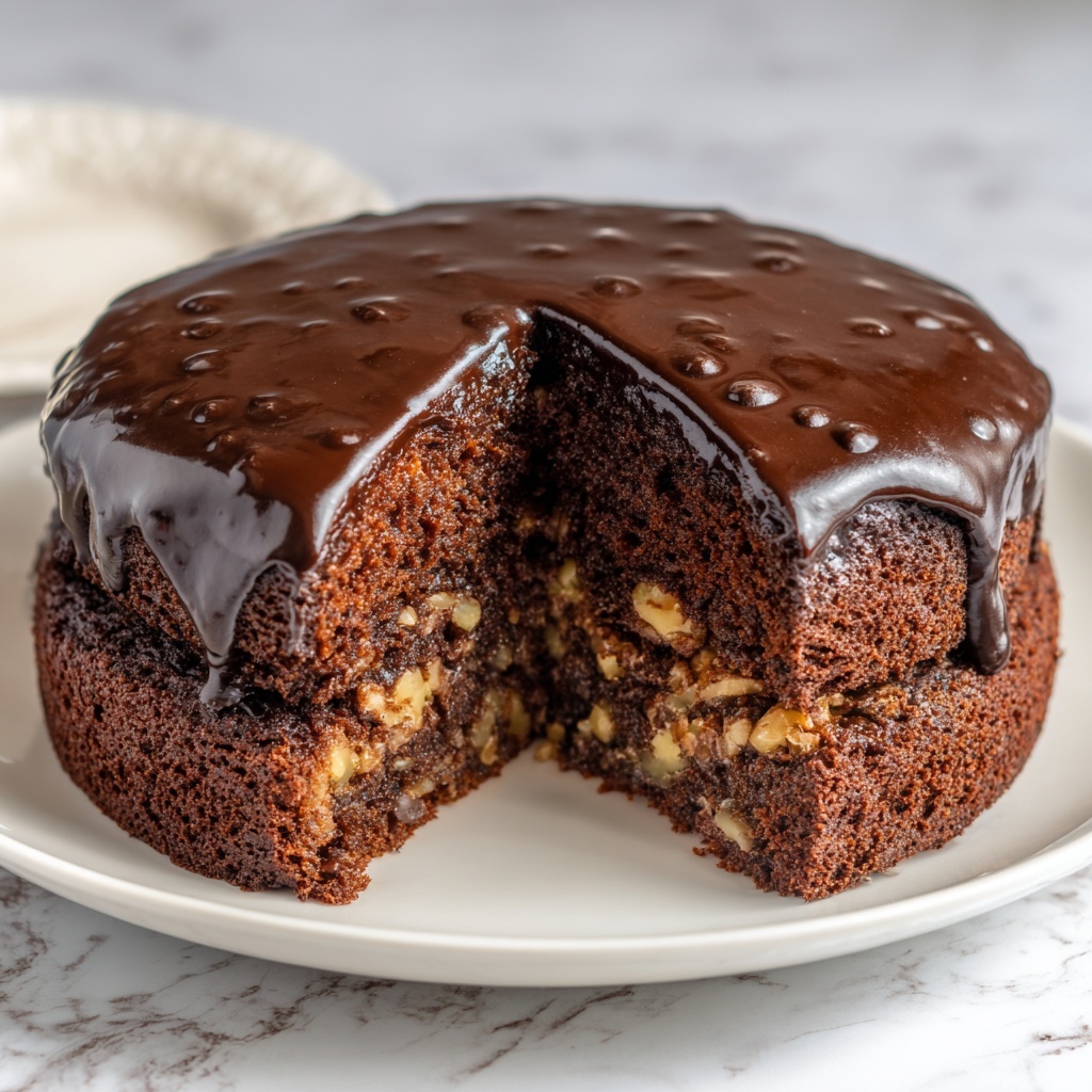 Hot Fudge Brownie Bread Recipe - Recipe Image
