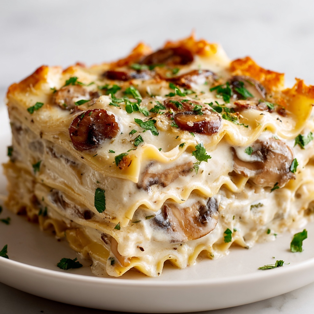 Mushroom Lasagna Recipe - Recipe Image