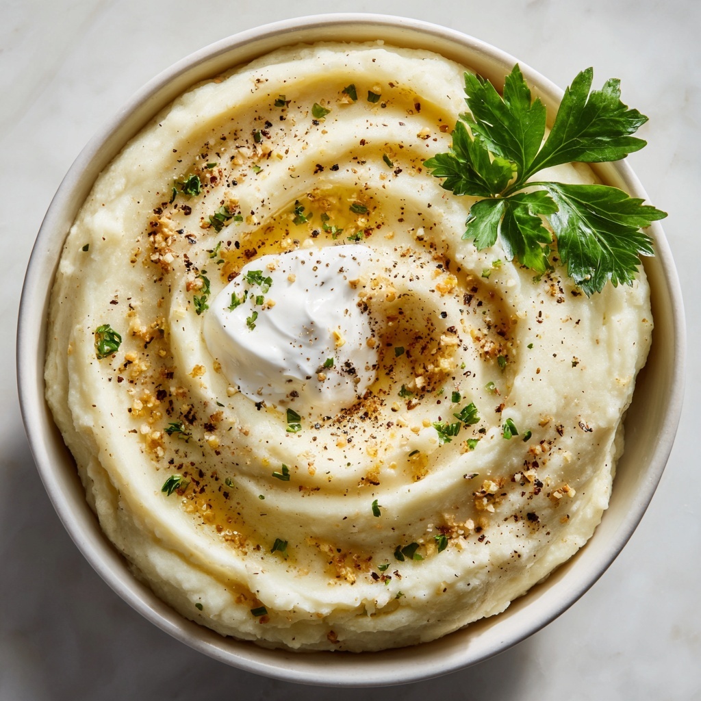 Mashed Cauliflower with Sour Cream (Low-Carb) Recipe - Recipe Image