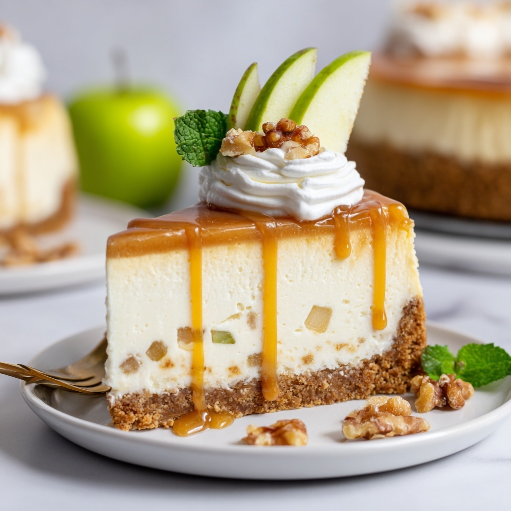 Caramel Apple Blondie Cheesecake Recipe - Recipe Image