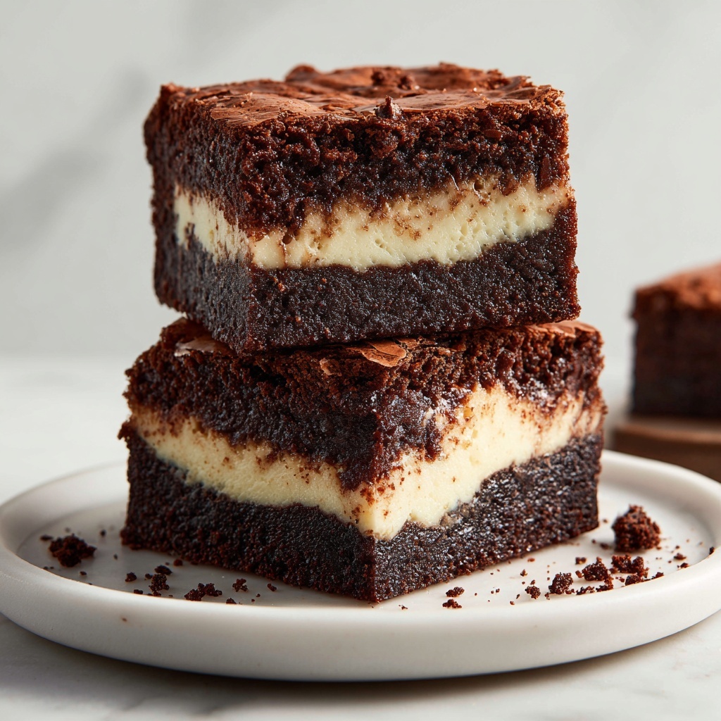 Peanut Butter Stuffed Brownies Recipe - Recipe Image