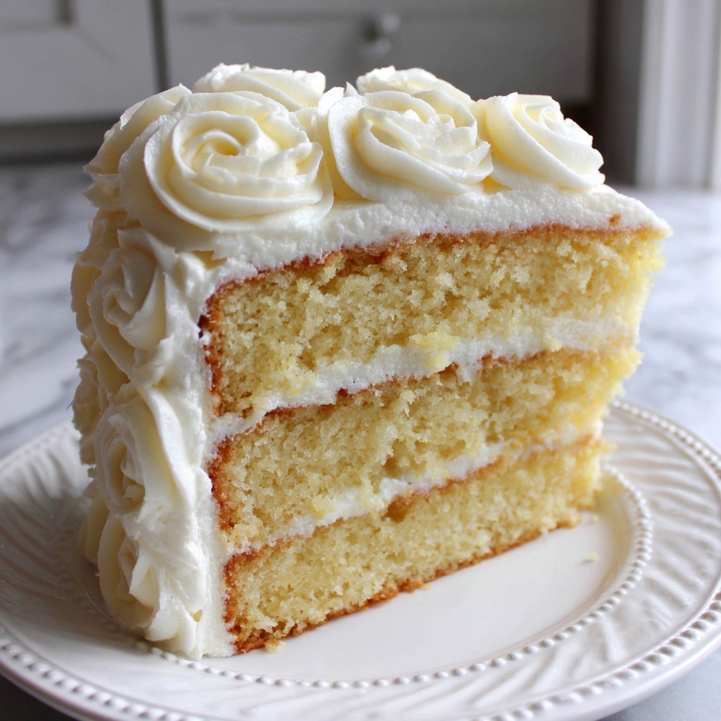 Moist White Velvet Cake Recipe - Recipe Image