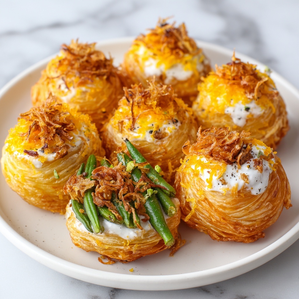 Green Bean Casserole Bites: 7 Tempting Comfort Treats Recipe - Recipe Image