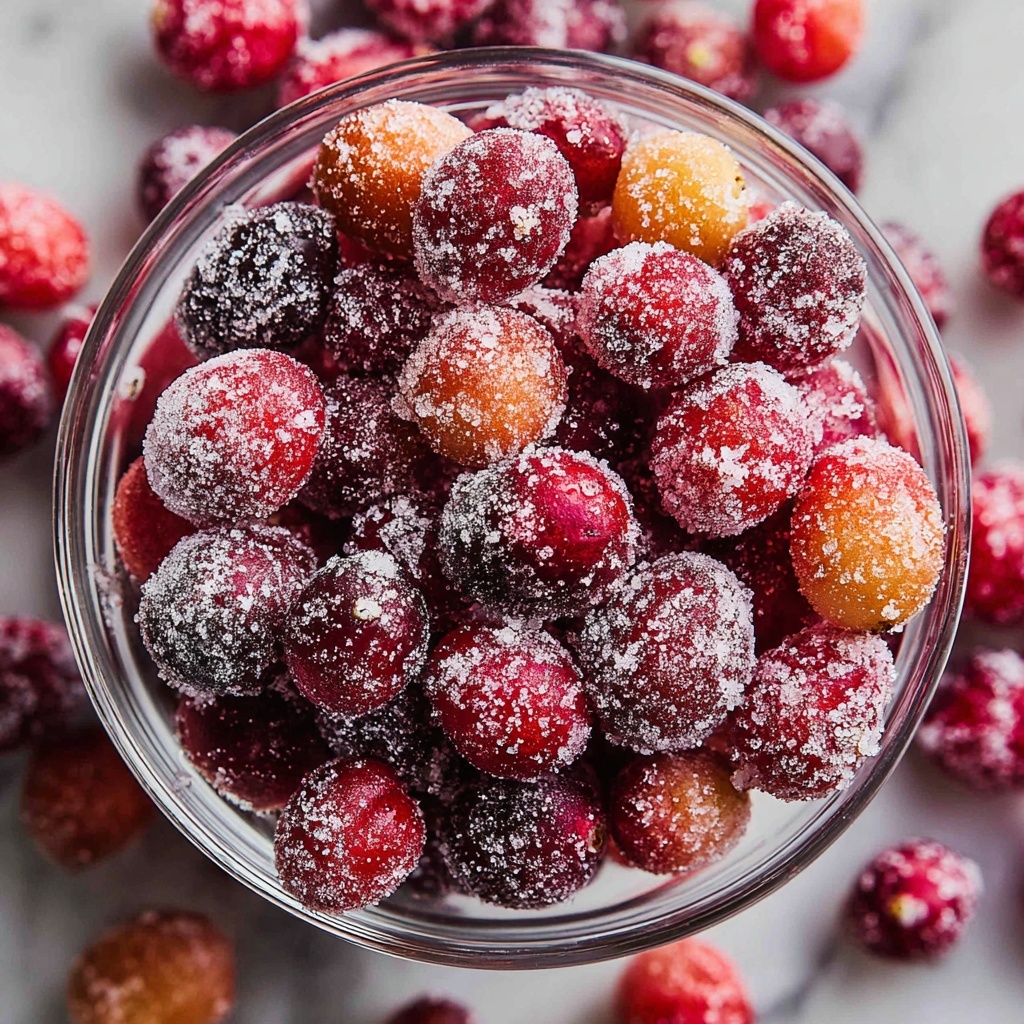 Orange Vanilla Candied Cranberries Recipe - Recipe Image