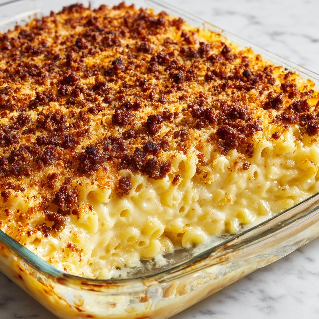 Mac and Cheese Meatloaf Casserole Recipe - Recipe Image