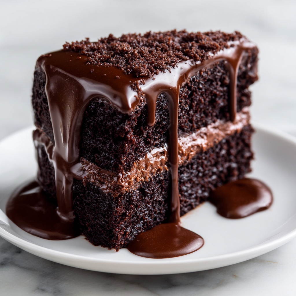 Hot Fudge Chocolate Pudding Cake: 7 Steps to Bliss Recipe - Recipe Image