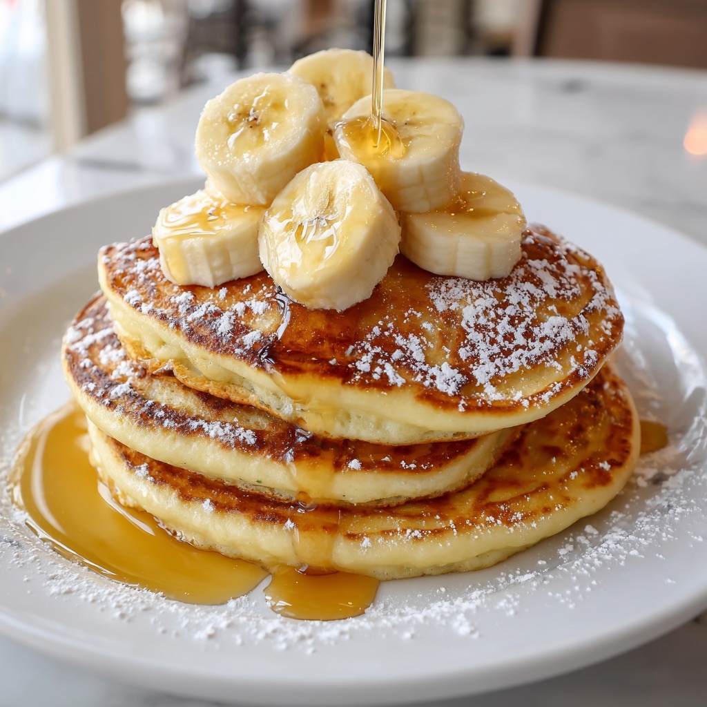 Brown Sugar Banana Pancakes Recipe - Recipe Image