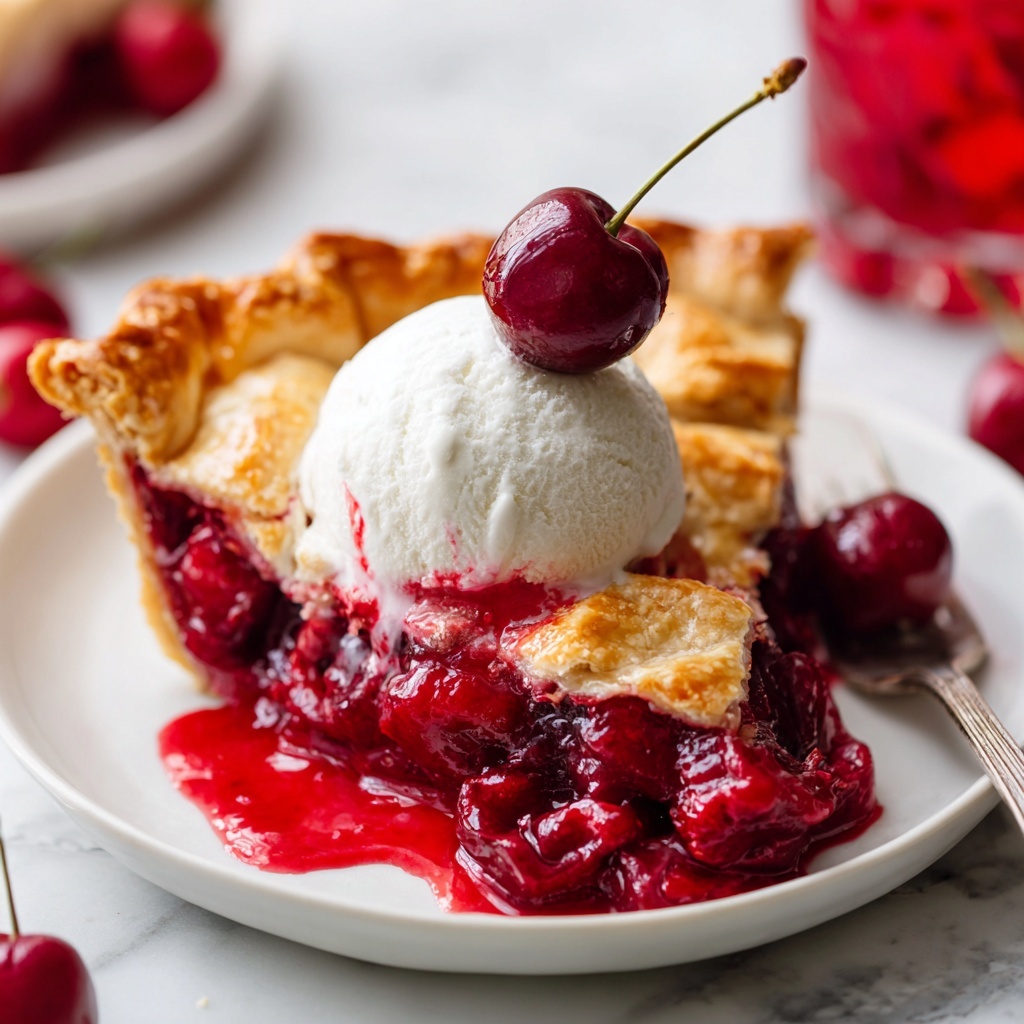 Vegan Cherry Pie Recipe - Recipe Image