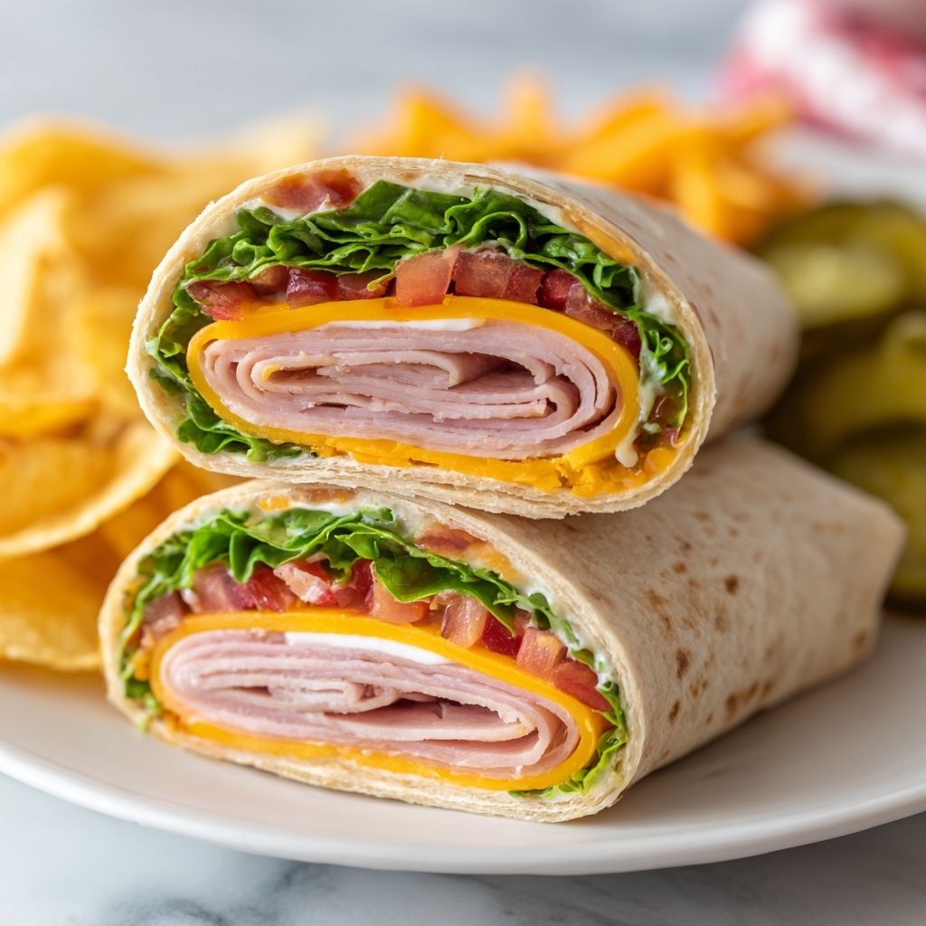 Turkey Ranch Club Wraps Recipe - Recipe Image