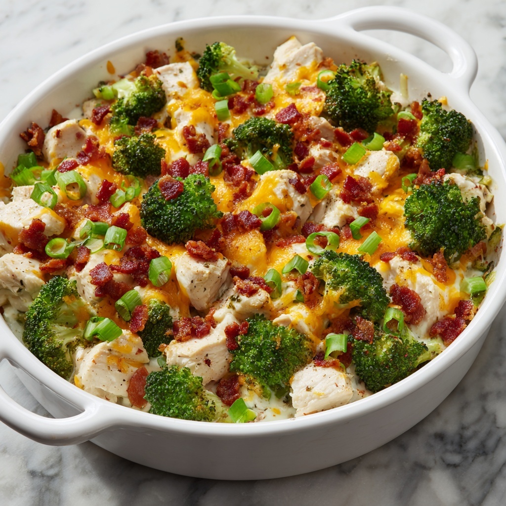 Low Carb Chicken Casserole: A Delicious Keto-Friendly Recipe - Recipe Image