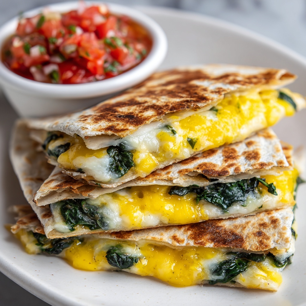 Spinach & Cheese Quesadillas: 7 Irresistible Reasons to Indulge Recipe - Recipe Image