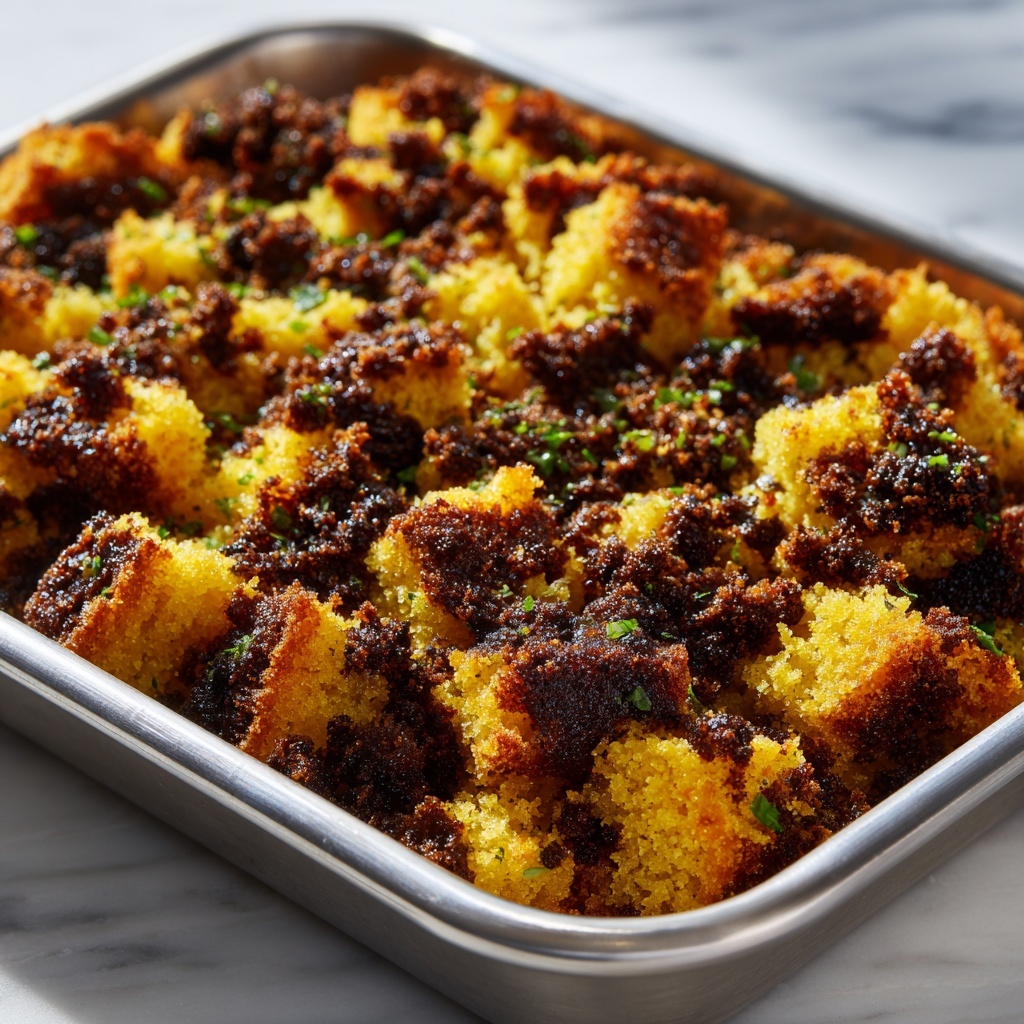 Comforting Cornbread Stuffing Recipe - Recipe Image
