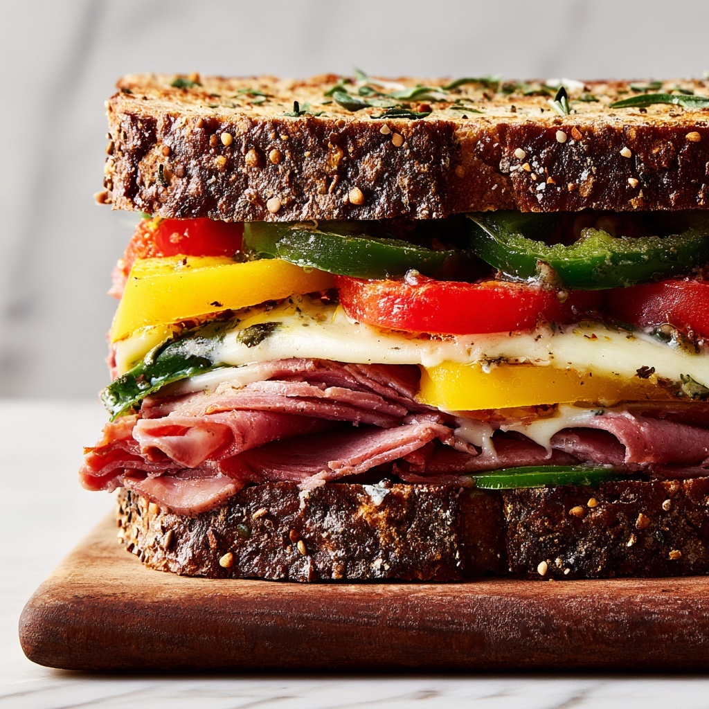 The Classic Italian Muffuletta Sandwich Recipe - Recipe Image