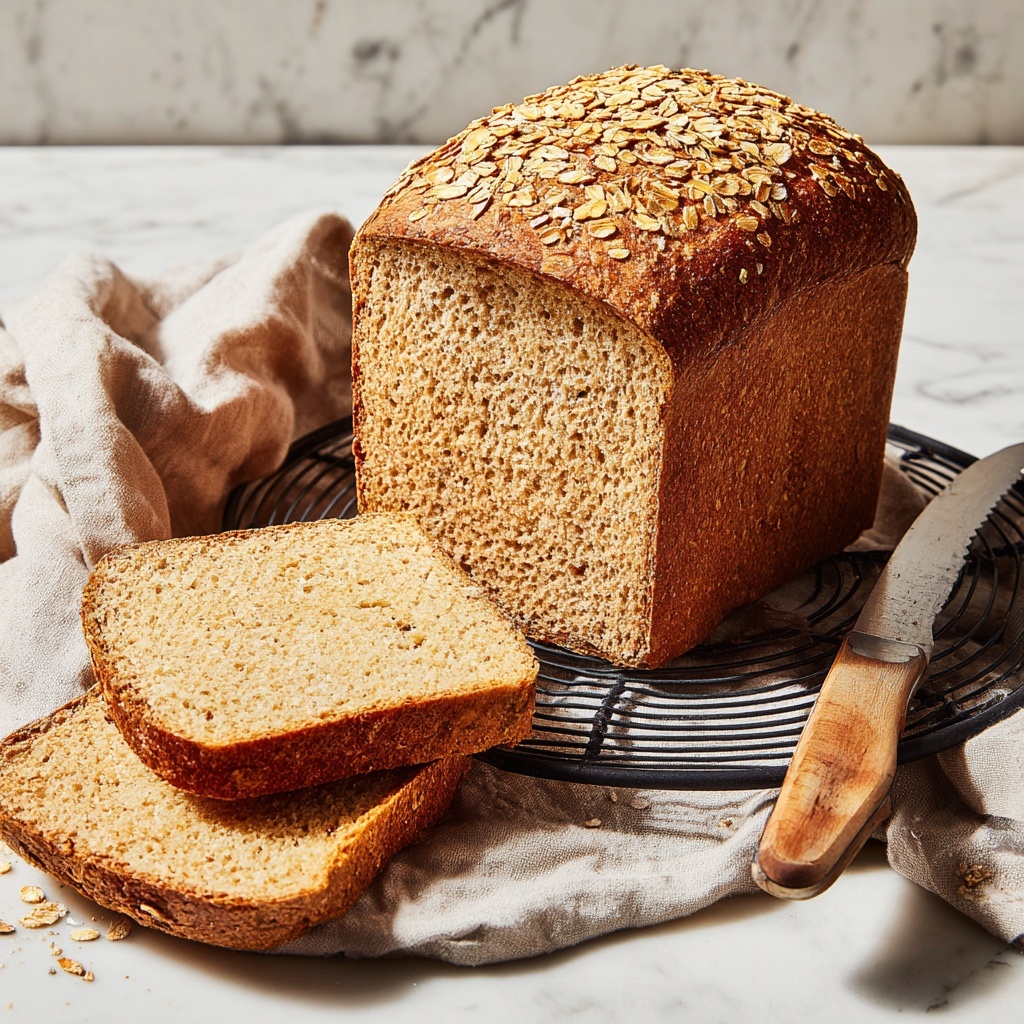 Honey Oatmeal Bread Recipe - Recipe Image