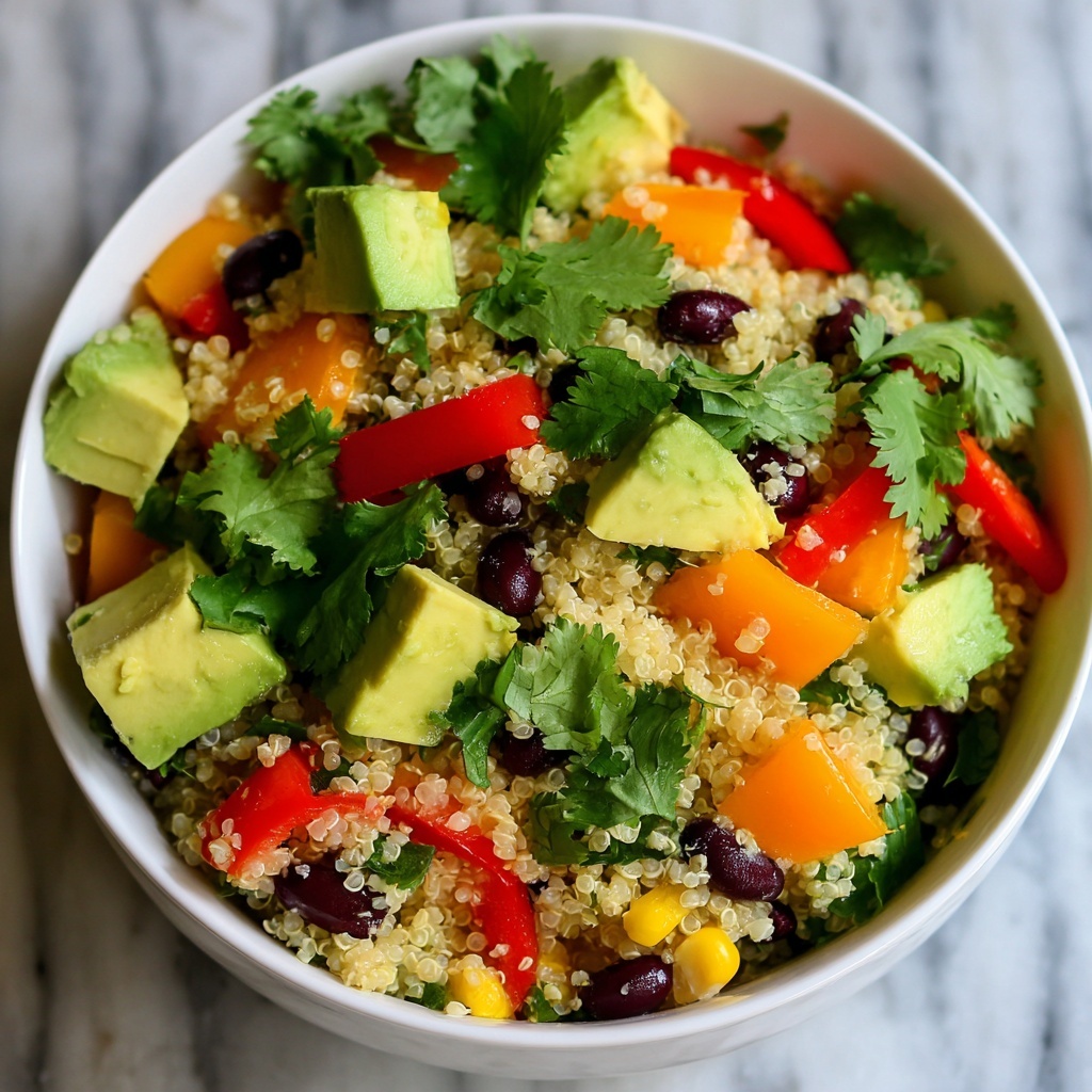 Cauliflower Rice Burrito Bowl with Black Beans, Corn, and Avocado Recipe - Recipe Image
