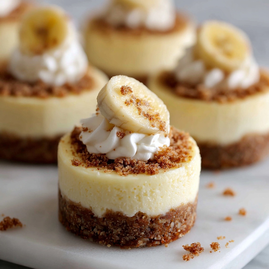 Mini Banana Pudding Cheesecakes Recipe - Recipe Image