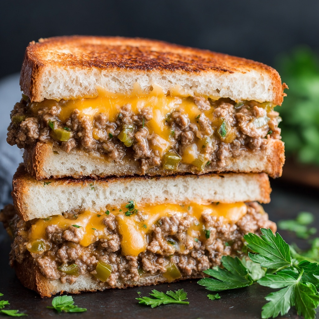 Stuffed French Bread with Cheesy Beef and Vegetables Recipe - Recipe Image