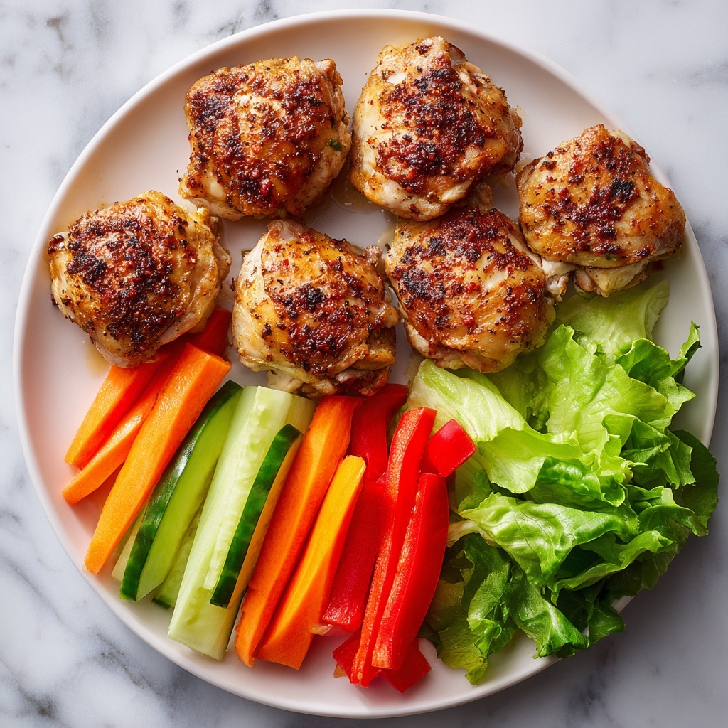 Baked Chicken Thighs and Vegetables: 7 Secrets to Comfort Recipe - Recipe Image