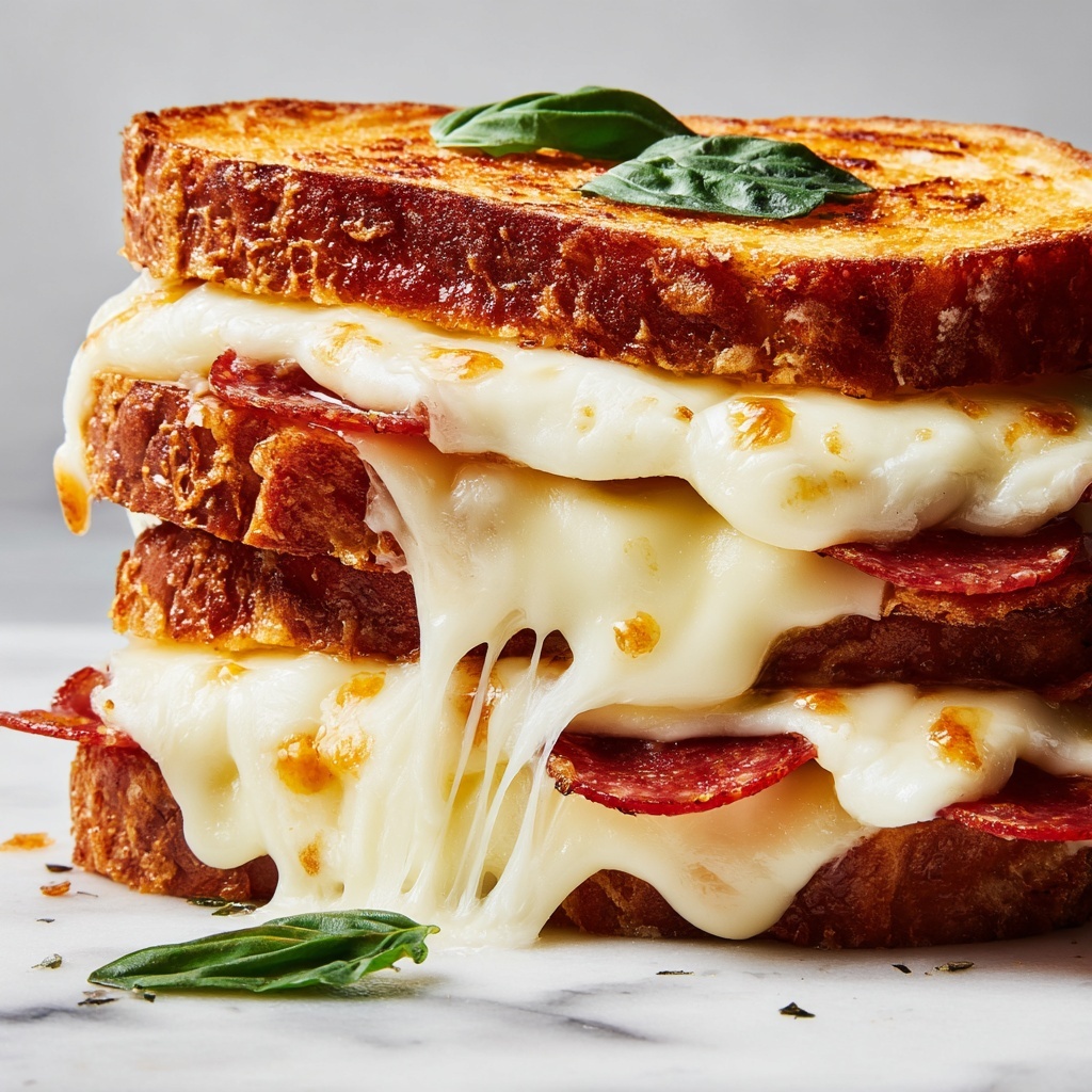 Heavenly Pizza Grilled Cheese Recipe - Recipe Image