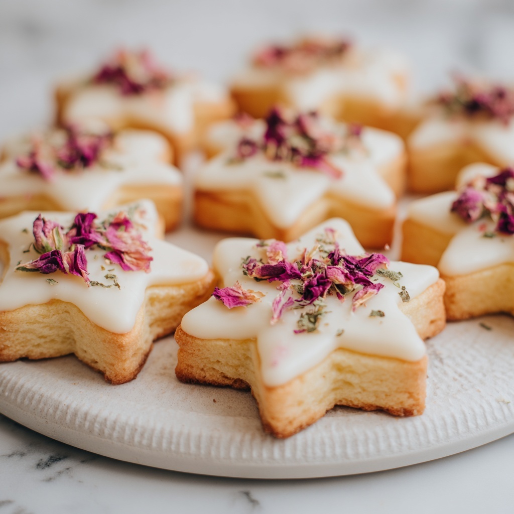 Persian Love Cookies: Decadent Shortbread with Pistachios, Rose Water, and White Chocolate Recipe - Recipe Image