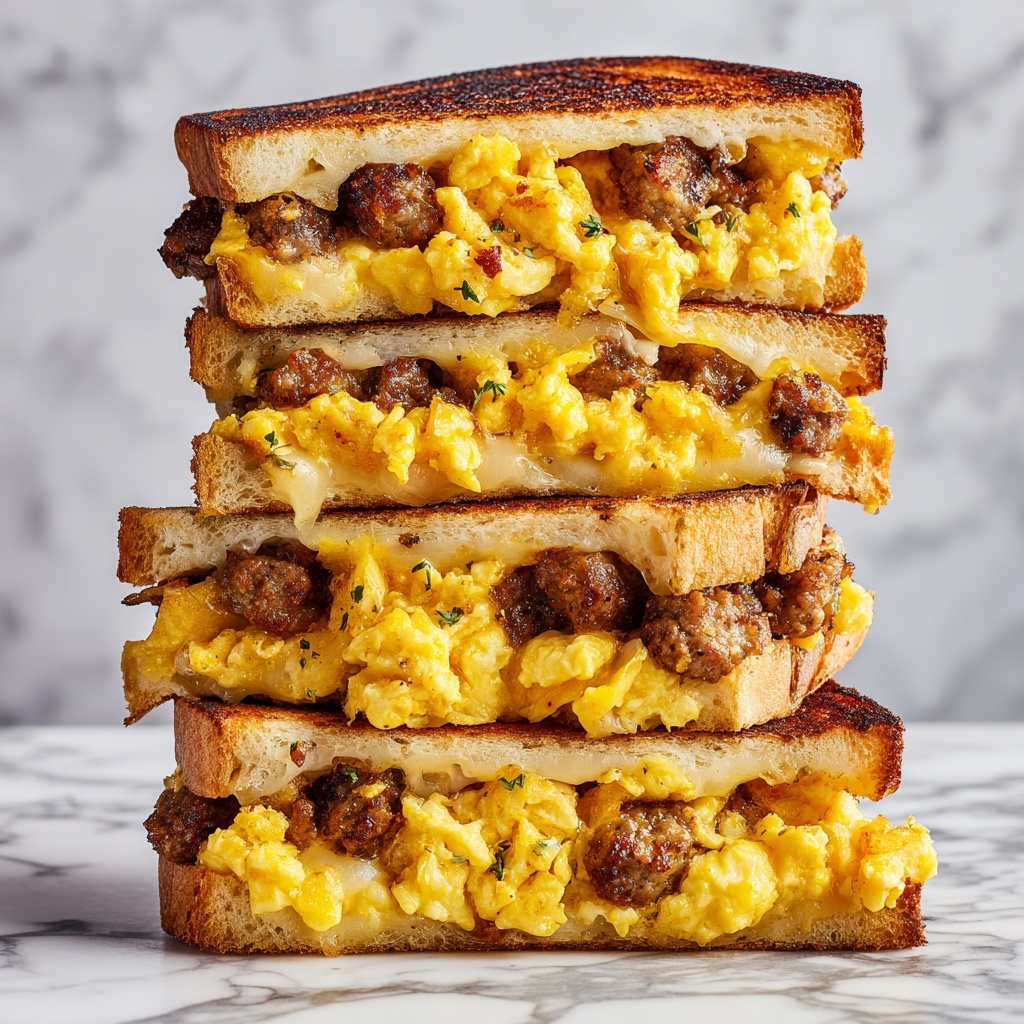 Breakfast Grilled Cheese Sandwich: The Ultimate Morning Comfort Food Recipe - Recipe Image