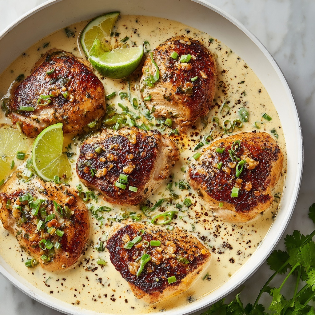 Creamy Coconut Lime Chicken Recipe - Recipe Image