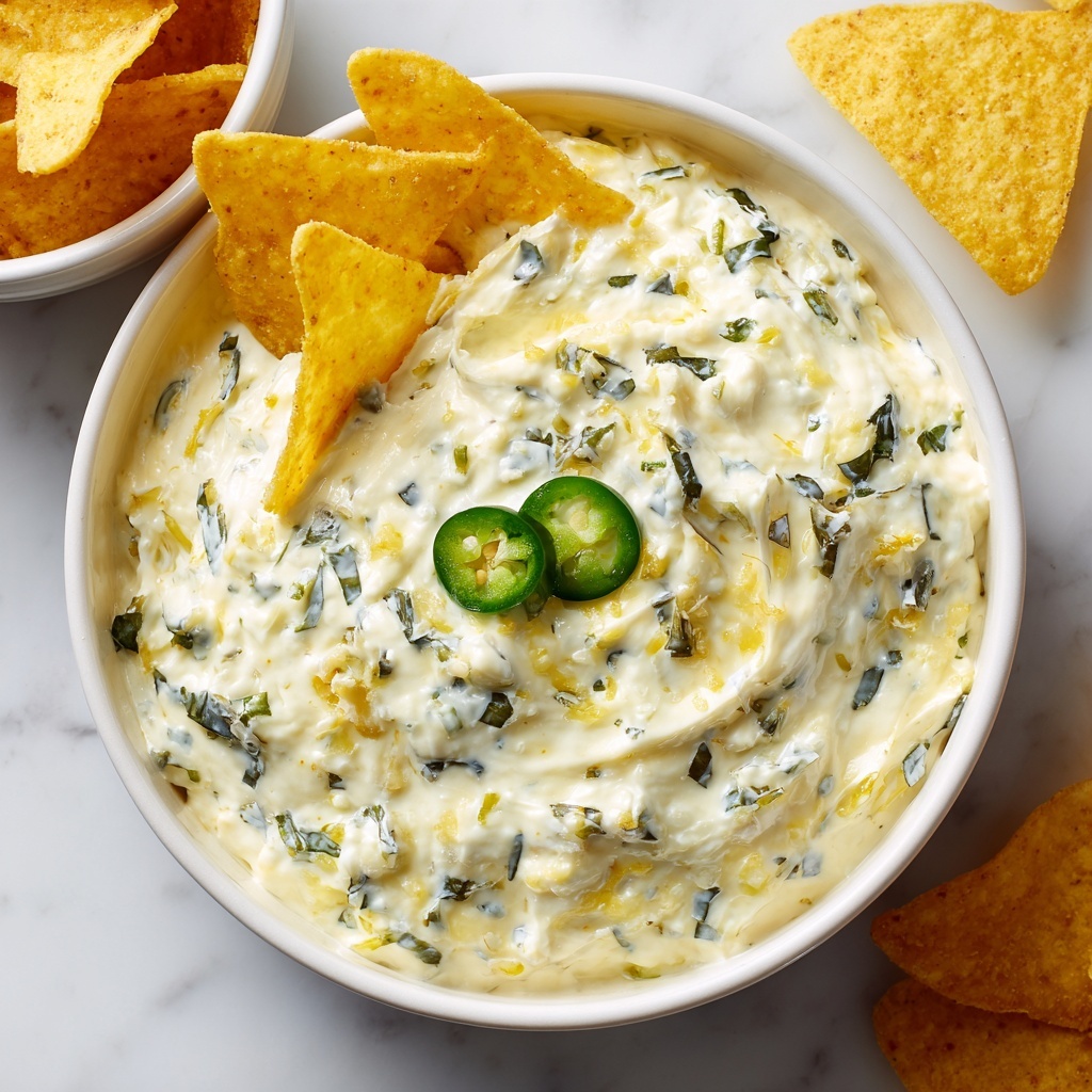 Queso Blanco Dip: 5 Steps to Irresistible Creamy Goodness Recipe - Recipe Image
