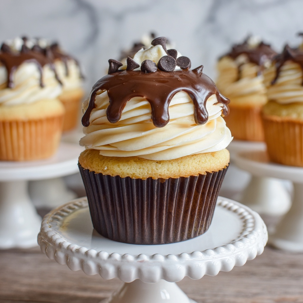 Boston Cream Pie Cupcakes Recipe - Recipe Image